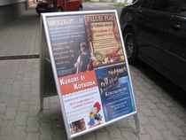 Perjantai-illan juhlakonsertin esite Kulttuuritalolla